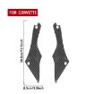 Chevrolet Corvette C8 Rear Door Inner Frame Sticker Set - Black (2pcs) - 3