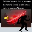 SF31 Bicycle Smart Brake Taillight USB LED Alerter for Night Riding (Black) - 6