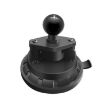 Black Car Windshield Dashboard Phone Holder with Ball Head Suction Cup - 1