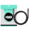 EMK QH/A6.0 2m Digital Optical Fiber Audio Cable - Black - 5