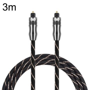 EMK QH/A6.0 3m Digital Optical Fiber Audio Cable - Black - 1