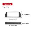 BMW 8 Series G14 LHD 2019-2024 Nav Screen Frame Sticker Black 2pcs - 3