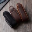 Cowhide Leather Camera Strap - Deep Coffee, Outdoor Photography Neck Strap - 4
