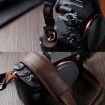 Cowhide Leather Camera Strap - Outdoor Photography Neck Strap (Coffee) - 6