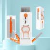 Q11 11-in-1 Bluetooth Headset & Keyboard Cleaning Kit - Orange Red - 6