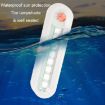 Solar-Powered Blue Strobe Warning Light for Motorcycles & Electric Cars - 5
