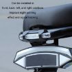 Motorcycle Bicycle Charging Strobe Warning Tail Light (Color Light) - 5