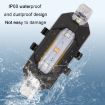 Motorcycle Bicycle Charging Strobe Warning Tail Light - White Light - 4
