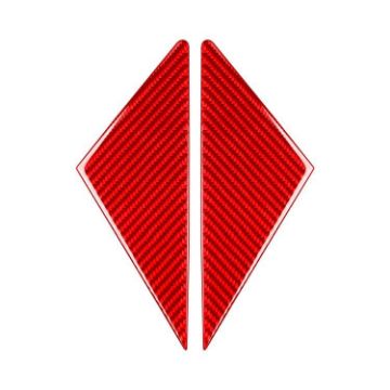 BMW 8 Series G14 A-pillar Stickers 2019-2024 Red 2pcs Set - 1