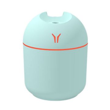 USB Mini Desktop Night Light Car Humidifier, 250ml (Y-Blue) - 1