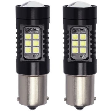 1 Pair 1156 High-Power LED White Light Automotive Fog Lamp - 1