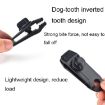 Dark Green Tent Shark Clips - Windproof Canopy Pull Points for Camping - 4
