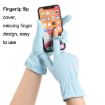 Driving Sunscreen Anti-UV Ice Silk Non-slip Gloves Free Size (Smoke Gray) - 6