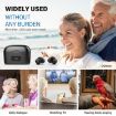 Z-127D In-ear Hearing Aid Earphone with Digital Display - White - 4