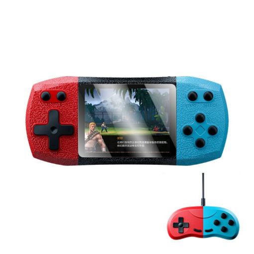 F1 3" Horizontal Screen 620 in 1 Pocket Console, Double Player Red Blue - 1