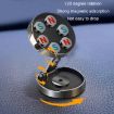Folding Magnetic Car Bracket - Multi-Angle Positioning (Black) - 5