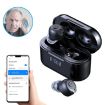 Bluetooth Digital Hearing Aids GM-903 with LCD Display - Black - 1