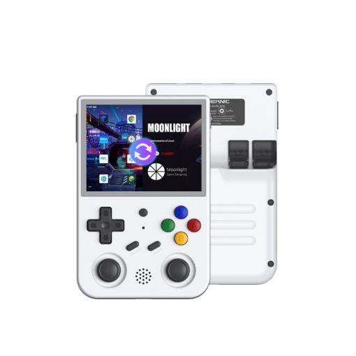 ANBERNIC RG353V 3.5" Handheld Game Console 256G 35000 Games White - 1