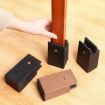 Adjustable Furniture Feet Pads 4pcs, 50mm High, Black Plywood, 10-37mm - 7
