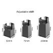 Adjustable Furniture Feet Pads 4pcs, 50mm High, Brown Clip 22-42mm - 2