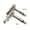 10pcs 6.35mm Right Angle Mono Guitar Plug Audio Amplifier Connector - 2