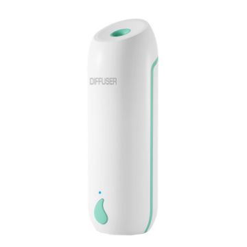 Aromatherapy Machine Automatic Timing Incense Sprayer, White Green - 1