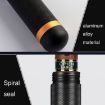 Gold Metal Cigar Humidor Storage Tube - Convenient Cigar Holder - 4