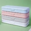 Large-capacity Shatter-resistant Flip-top Stationery Box - White - 5