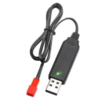 Smart Chip USB Charging Cable 3.7V with JST Plug - Battery Protection - 1