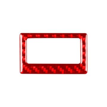 BMW 8 Series G14 2019-2024 AC Temp Display Frame Sticker Red - 1