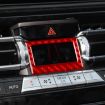 BMW 8 Series G14 2019-2024 AC Temp Display Frame Sticker Red - 6