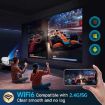 T269 Pro 1280x720P Smart Projector WiFi 6 4K Android 11 UK Plug - 5