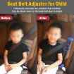 Child Car Seat Safety Belt Adjuster Anti-collision Fixer - Blue - 7