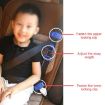 Red Car Child Seat Safety Belt Adjustment Anti-collision Fixer - 3