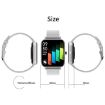 H10 1.69" Bluetooth Call Smart Watch, Heart Rate/BP Monitor, Blue - 3