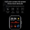 H10 1.69" Bluetooth Call Smart Watch, Heart Rate/BP Monitor, Blue - 7