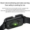 H10 Gold Smart Watch 1.69" Screen, Bluetooth Call, Heart Rate/BP/Sleep Monitoring - 9