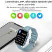 H10 Smart Watch 1.69" Screen, Bluetooth Call, Heart Rate/BP Monitor, Silver - 6