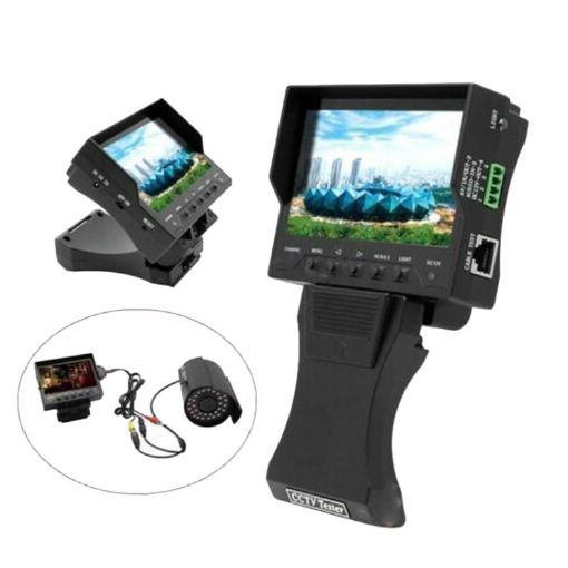 JSK-4300B 4.3" Handheld Network Cable Tester 12V Output AU Plug Adapter - 1
