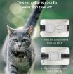 Luminous Pink Silicone AirTag Tracker Case Reflective Cat Collar with Bell - 6
