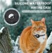 Luminous Pink Silicone AirTag Tracker Case Reflective Cat Collar with Bell - 7