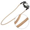 Light Brown Climbing Rope Camera Strap for SLR - Retro Wearable Shoulder Strap - 1