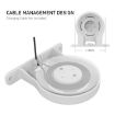 AhaStyle DD96 Wall Storage Stand for Amazon Echo Dot 3/4 - White - 3