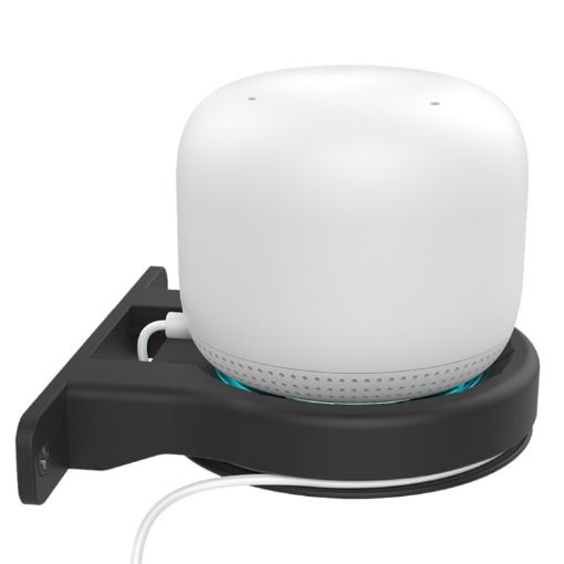 AhaStyle DD96 Wall Storage Stand for Google Wifi - Black - 1
