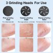 JD-510 Rechargeable Electric Foot Callus Remover with Vacuum - White - 4
