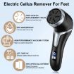 JD-510 Rechargeable Electric Foot Callus Remover with Vacuum - Black - 2