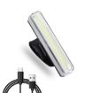 USB Rechargeable Waterproof Bicycle Tail Light - Night Riding Warning (White) - 1