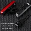 USB Rechargeable Waterproof Bicycle Tail Light - Night Riding Warning (White) - 7
