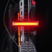 USB Rechargeable Waterproof Bicycle Tail Light - Night Riding Warning (White) - 8