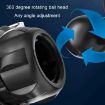 Triangular Gravity Sensor Car Phone Holder - Black Hook Clip - 4